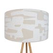 Lampă-de-podea-cu-trepied-din-lemn-cu-abajur-alb-și-bej-cu-dungi-50cm---Lou