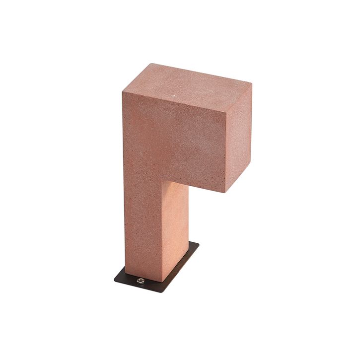 Modern buiten paaltje terracotta 35cm IP44 - Pompei