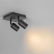 Smart-badeværelsesspotlight-sort-firkantet-IP44-inkl.-2-Wifi-GU10---Ducha