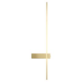 Moderne-Wandleuchte-Messing-75-cm-inkl.-LED-IP44---Dial