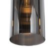 Smart-Pendant-Lamp-Black-with-Smoke-Glass-4-Lights-Incl.-4-Wifi-ST64---Laura
