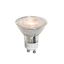 Bec-LED-GU10-50mm-transparent-3W-250-lm-2200K