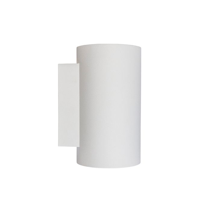 Moderne wandlamp wit rond 2-lichts - Sandy