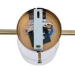 Faretto-da-soffitto-di-design-bronzo-con-vetro-trasparente-3-luci---Domo