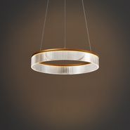 Moderne-Hängelampe-Messing-59cm-inkl.-LED-3-Stufen-Dimmbar---Anello-Chandelier