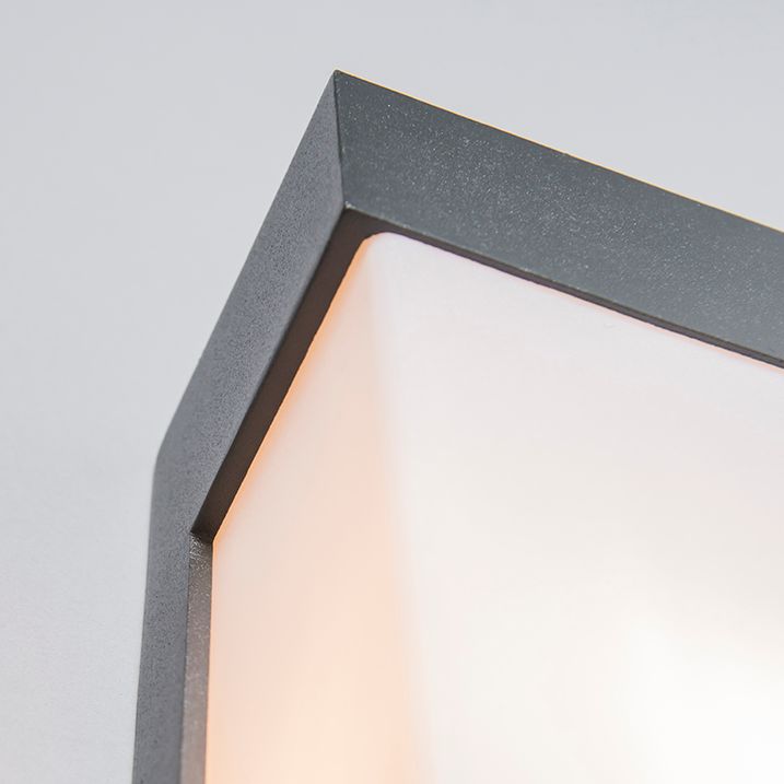 Nástenná lampa antracit IP54 - Tide