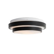 Moderna-plafonska-lampa-crna-sa-belom-25-cm-IP44---Walden