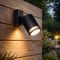 Projecteur design pour plafond extérieur noir IP44 - Boris