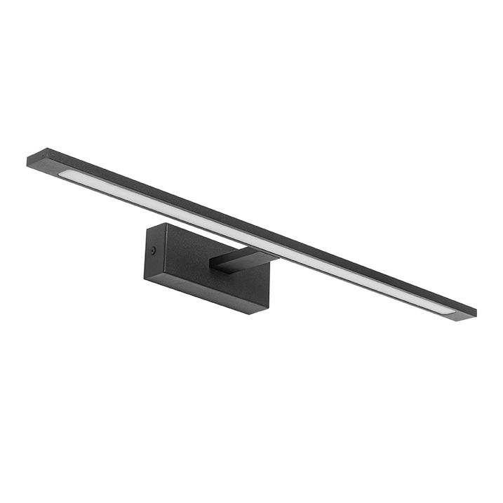 Moderní nástěnné svítidlo černé 62 cm vč. LED IP44 - Jerre