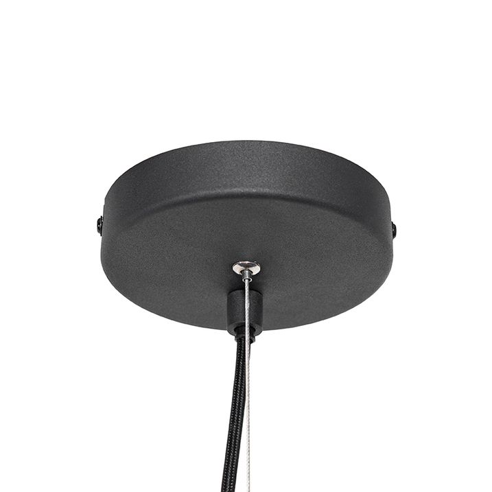 Moderne pendellampe sort 48 cm - Saffira