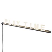 Play-Time-Wandleuchte-Schwarz-mit-Weiß-inkl.-LED---Letterbox