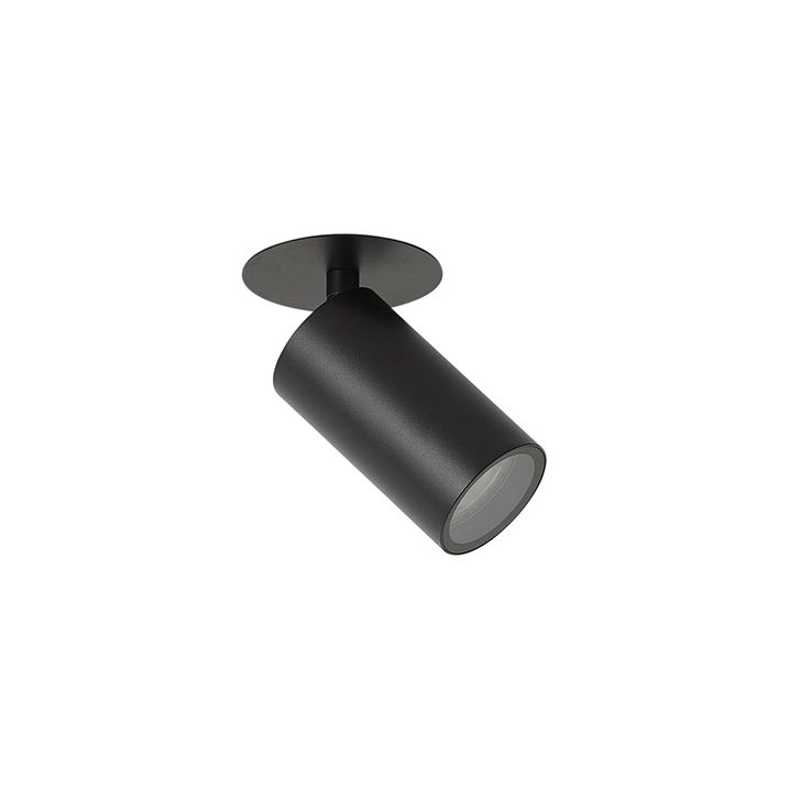 Komplekt 6 modernset süvistatavat kohtvalgustit must GU10 50mm IP44 - Chels