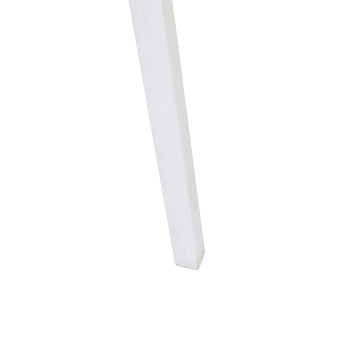 Stojací lampa na trojnožce bílá s tmavě modrým látkovým stínidlem 50 cm - Tripod Classic