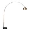 Candeeiro de Arco em Aço com Abajur em Metal 33 cm Ajustável - XXL