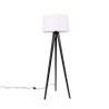 Tripodas juodas su lininiu gaubtu baltas 45 cm - Tripod Classic
