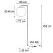 Design-Floor-Lamp-Black-with-Amber-Glass---Qara-Down