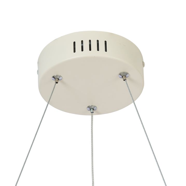 Scandinavian pendant lamp beige 72cm incl. LED 3-step dimmable - Circuit