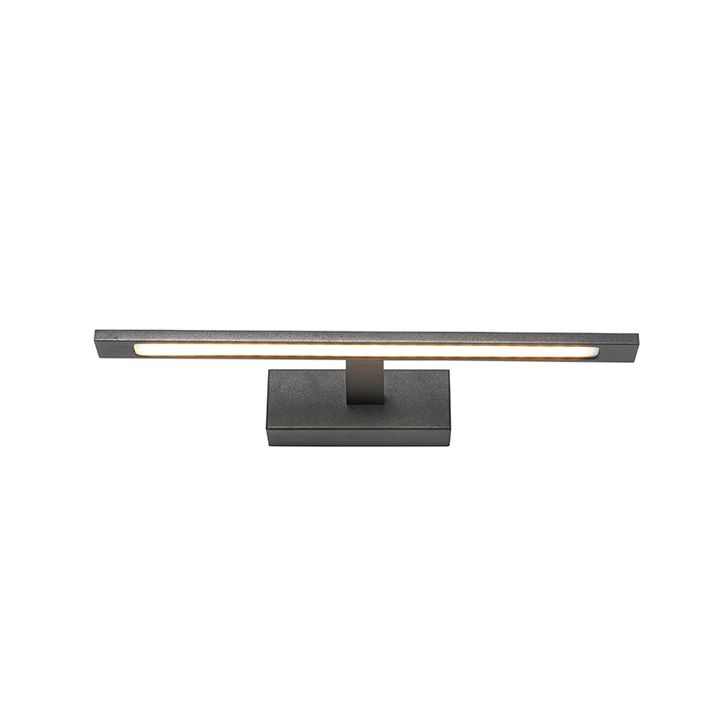 Moderna zidna lampa crna 41,5 cm uključujući LED IP44 - Jerre