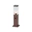 Lampa-zewnętrzna-rdzawobrązowa-z-przezroczystym-szkłem-45-cm-IP44-z-gniazdem-i-czujnikiem-ruchu---Malios
