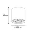 Akıllı-Yüzeye-Monte-Spot-Beyaz-Döndürülebilir-ve-Eğilebilir-Wifi-GU10-111mm-Dahil---Impact