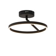 Plafoniera-di-design-nera-con-LED-dimmerabile-a-3-livelli---Anello
