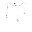 Smart-taklampa-svart-3-ljus-inkl.-WiFi-G95---Cava