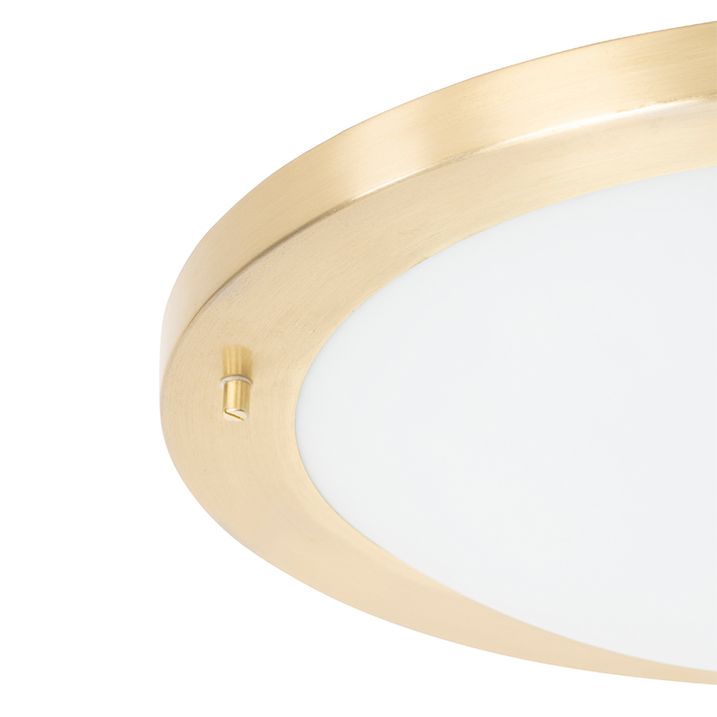 Plafoniera moderna oro 41 cm IP44 - Yuma
