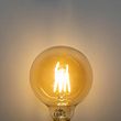 Sæt-af-5-E27-3-trins-dæmpbar-LED-pære-guld-G95-4W-450lm-2700K