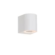 Modern-Outdoor-Wall-Light-White-Plastic-Oval---Baleno