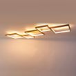 Plafonska-lampa-zlatna-sa-uključenim-LED-3-stepenim-dimerom-5-svetala---Lejo