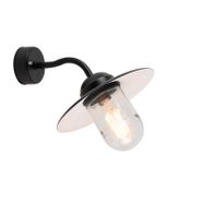 Lampada-da-parete-per-esterni-intelligente-nera-IP44-con-WiFi-A60---Monaco