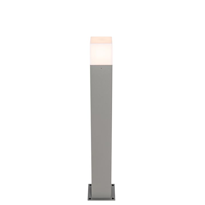 Venkovní lampa Dánsko P70 šedá se zemním hrotem a kabelovou objímkou