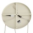 Retro-Pendelleuchte-Beige-mit-Metallschirm-3-flammig---Ophelia