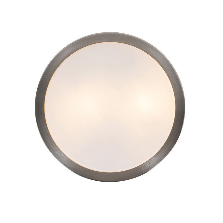 Plafón exterior moderno de acero 28 cm IP44 - Flavi
