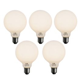 Komplet-5-zatemnilnih-LED-žarnic-E27-Opal-G95-5W-450lm-3000K