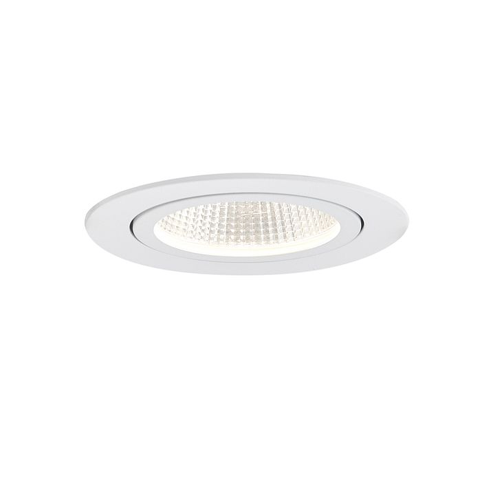 Inbouwspot wit 9,5 cm incl. LED 1015 lm dimbaar IP23 - Gaius