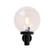 Lauko-sieninis-šviestuvas-juodas-su-plastikiniu-gaubtu-IP44-nerūdijantis-plienas---Sfera