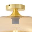 Art-Deco-plafondlamp-messing-met-amber-glas-40cm---Busa