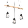 Landelijke-hanglamp-zwart-met-hout-3-lichts---Dami-Frame