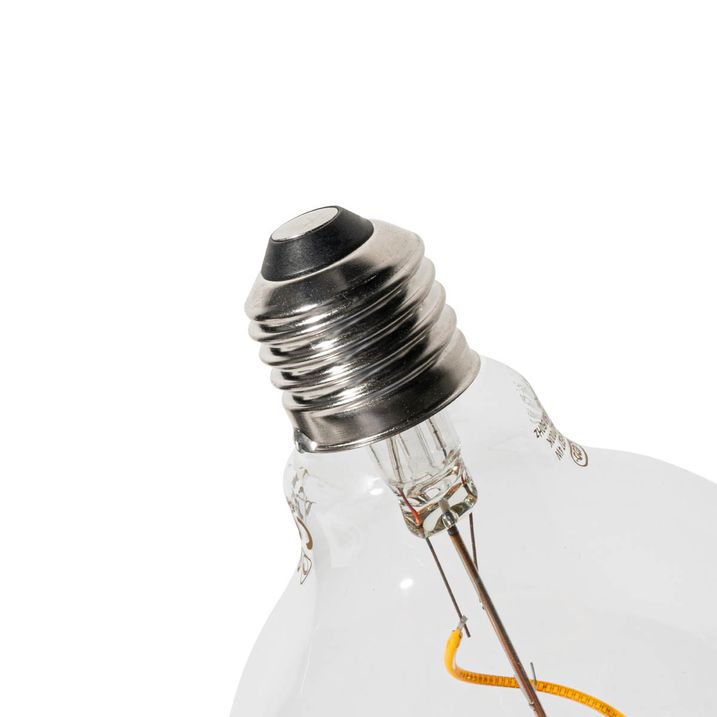 E27 LED me filament spirale me errësim G95 4W 270lm 2200K