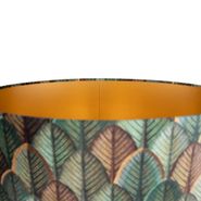 Messing-gulvlampe-med-oval-skærm-bladdesign-og-guldinteriør-50-cm---Thijmen