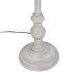 Rūtaina-stāvlampa-pelēka-ar-melnu-linu-abažūru---Classico