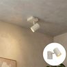 Moderner Deckenstrahler Beige Neigbar - Jeana