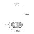 Design-Pendant-Lamp-Black-Wire-39cm---Johanna