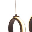 Suspension-design-noire-à-intensité-variable-avec-LED-large---Twisted