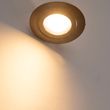 Sada-5-moderních-zapuštěných-bodových-světel-černých-vč.-LED-3-stupňově-stmívatelných---Mio