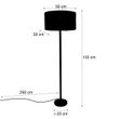 Wooden-Floor-Lamp-with-Oval-Velvet-Shade-Leaf-Design-50cm---Mels