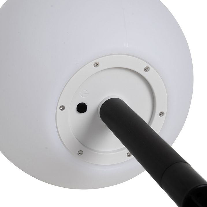 Outdoor lampa bijela 25 cm Uključujući LED IP44 Solar RGBW - Ludger