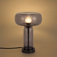Hotel-Chic-Table-Lamp-Gunmetal-with-Smoke-Glass---Amara