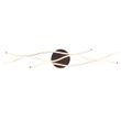 Design-plafondlamp-zwart-met-goud-incl.-LED-dimbaar---Blaze